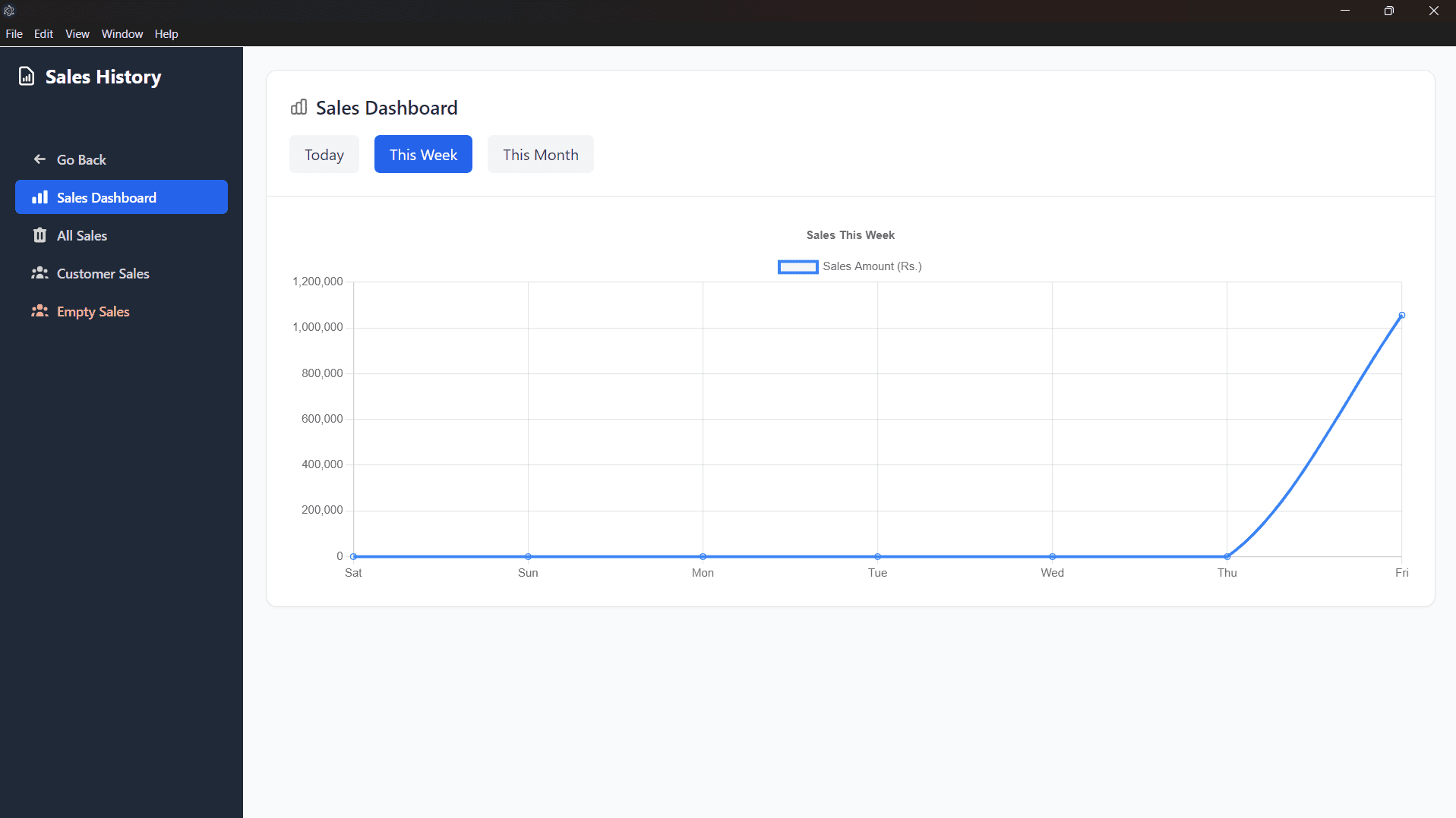 Paper Trading Desktop ERP Screenshot